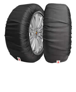 全黑色轮胎防滑雪袜