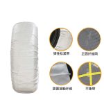 白色黄条纹轮胎防滑雪袜 Thumnail