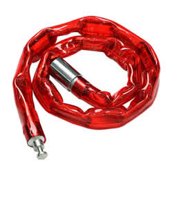 红色皮管锁链