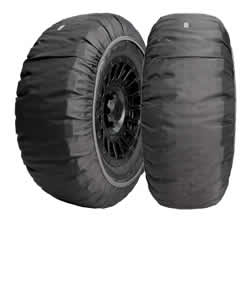 纯黑色轮胎防滑雪袜