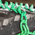 绿色重型机械除雪链 Thumnail