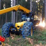 蓝色重型机械除雪链 Thumnail