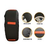 黑色橙隔纹轮胎防滑雪袜 Thumnail