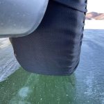 黑色绿条纹轮胎防滑雪袜 Thumnail