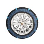 黑色蓝隔纹轮胎防滑雪袜 Thumnail